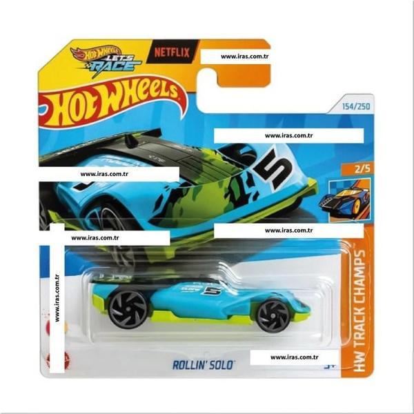 Hot Wheels Tekli Regular Arabalar HTD93 Hw Track Champs / Rollin Solo - Image 1