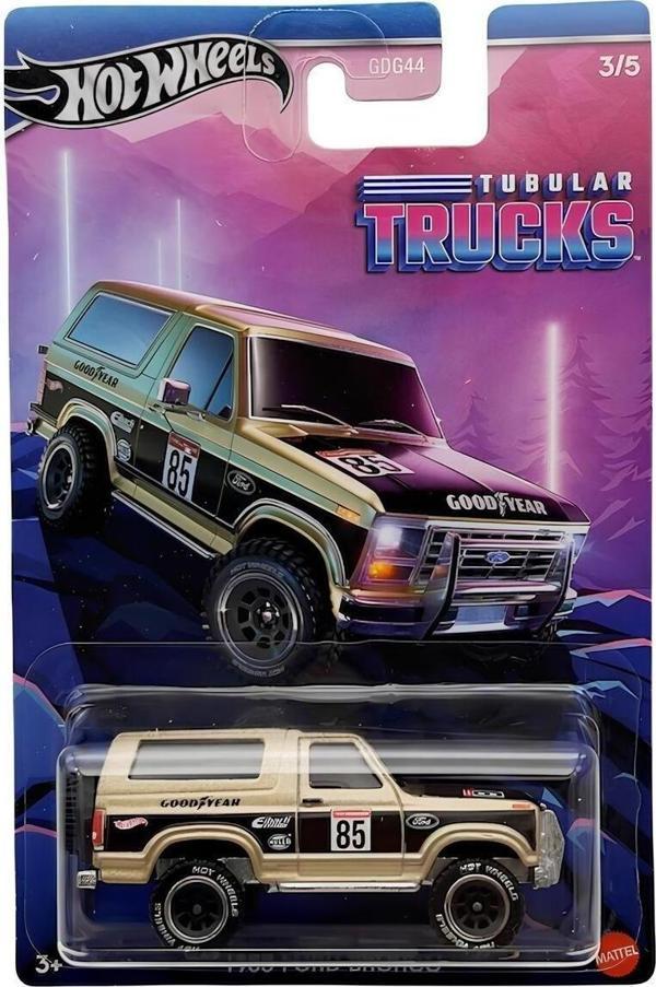 Hot Wheels Temalı Arabalar Özel Seri 1985 Ford Bronco HRR97 - Image 1