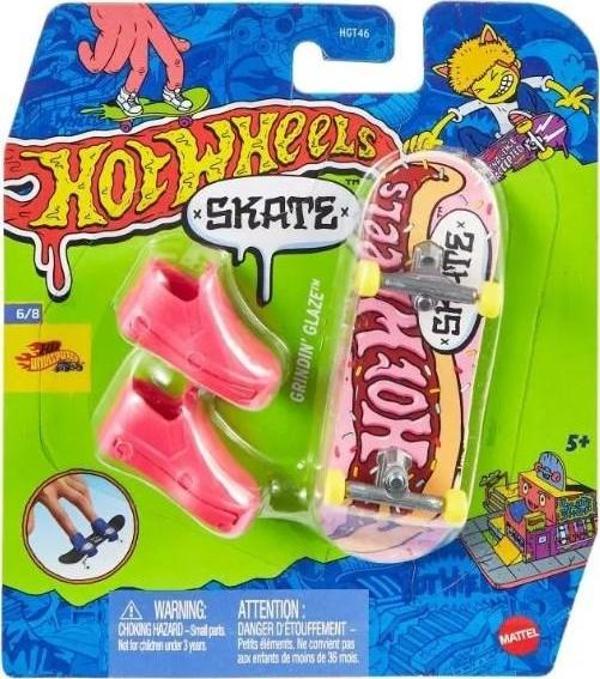Patineta Para Dedos - Hot Wheels - Grindin' Glaze Con Tenis - Image 1