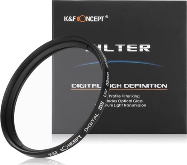 K&F Concept 58mm Digital UV Slim HD Filtre - Image 1