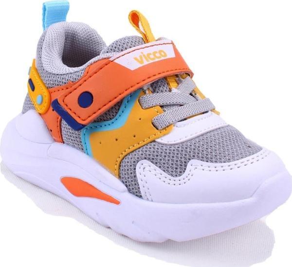 Vicco Birdy 346B24Y127 Gri Ortopedik Günlük Erkek Çocuk Spor Ayakkabı - Image 1