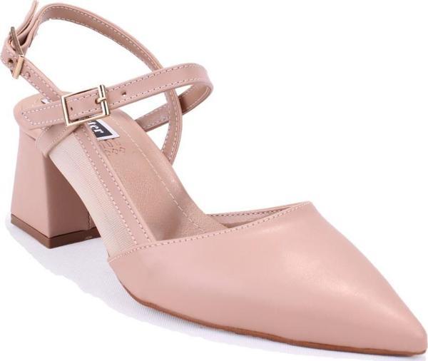 Dagoster DZA07-1296100 Ten Klasik Topuklu Kadın Ayakkabı - Image 1