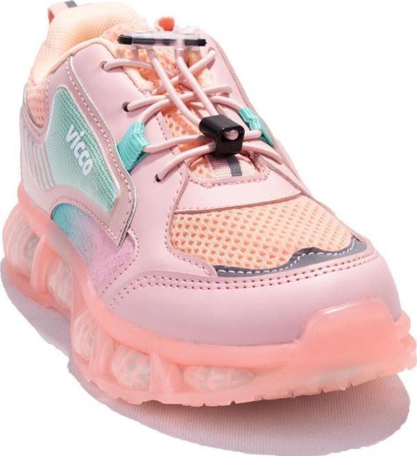 Vicco Corn 346F24Y131 Pudra Ortopedik Kız Çocuk Spor Ayakkabı - Image 1