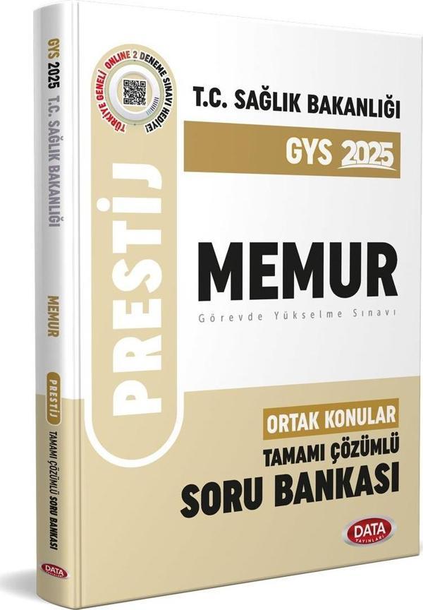 Data 2025 T.C. Sağlık Bakanlığı Memur Tamamı Çözümlü Soru Bankası Data Yayınları - Data Yayınları - Image 1