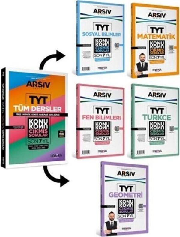 Marka Yayınları TYT ARŞİV Serisi Konu Konu Son 7 Yıl Çıkmış Sorular Seti - Marka Yayınları - Image 1
