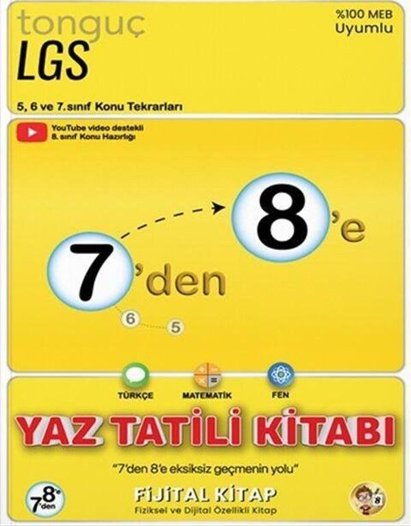 Tonguç 7 den 8 e Hazırlık Kitabı Tonguç Akademi - Tonguç Akademi - Image 1