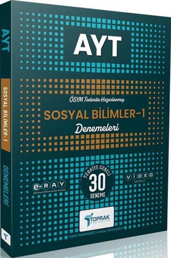 Toprak Yayıncılık AYT Sosyal Bilimler 1 Deneme - Toprak Yayınları - Image 1