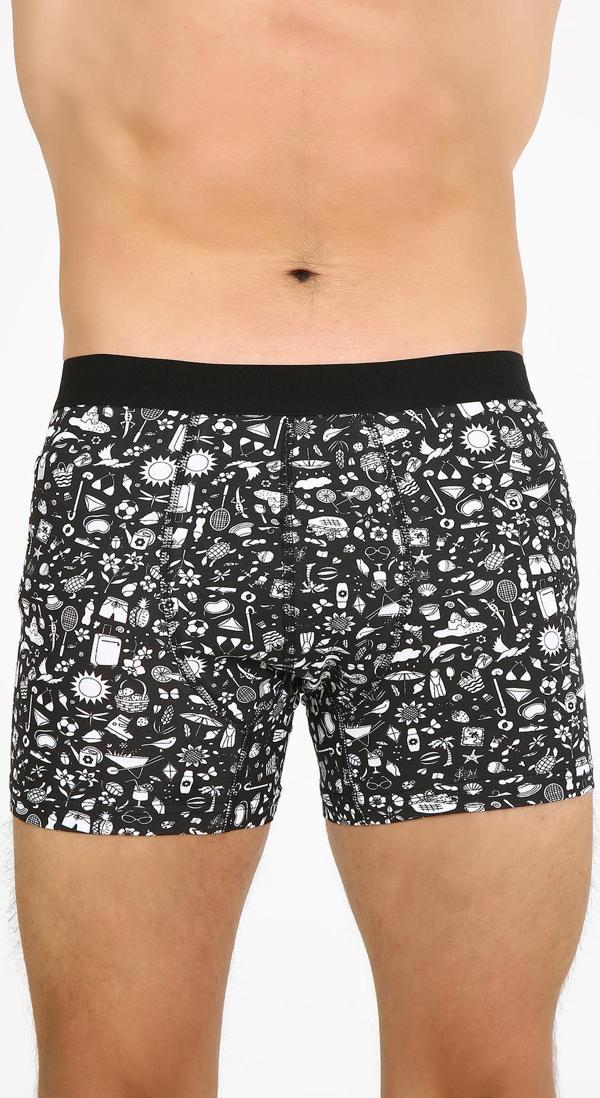 Five Pocket Fpb8001 Desenli Erkek Boxer - Image 1