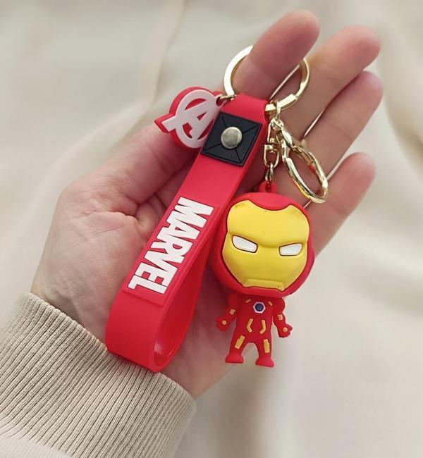 Ironman 3D Demir Adam Silikon Anahtarlık Marvel - Image 1