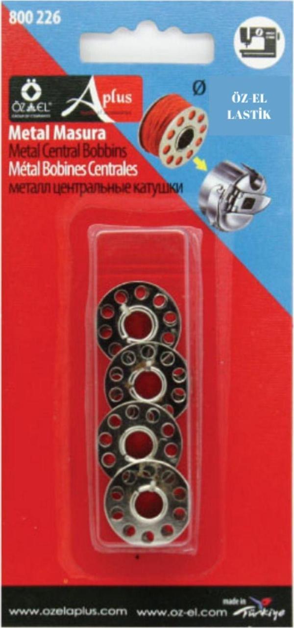 Öz-El Ev Tipi  Metal Mini Masura Ve Makara, Çok Amaçlı Masura, 4 Adet 800 226 - Image 1