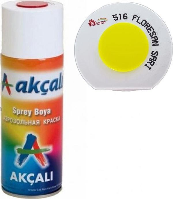 Akçalı Sprey Boya 400 ml 516 Florasan Sarı - Image 1