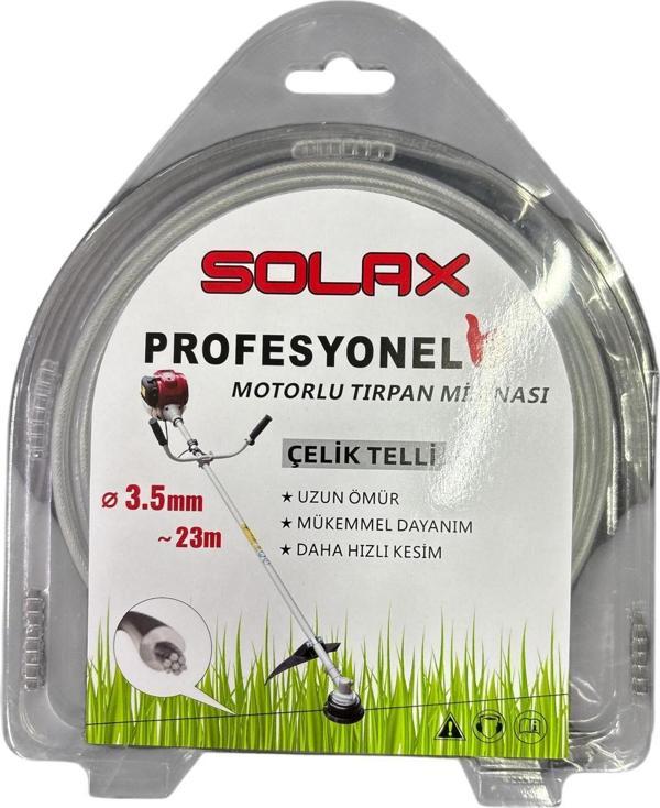 Solax Çelik Telli Tırpan Misinası 3,5 mm 23 Metre - Image 1