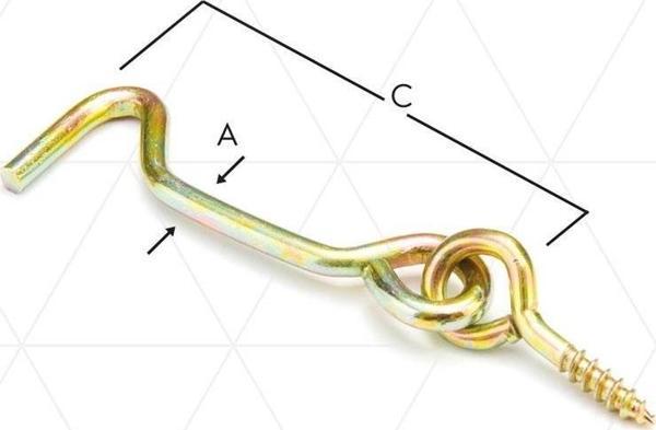 Ennalbur Çengelli Askı 80 No ( 5 Adet ) - Image 1