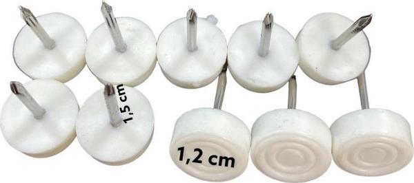 Çivili Poligrit Beyaz 20 Adet - Image 1