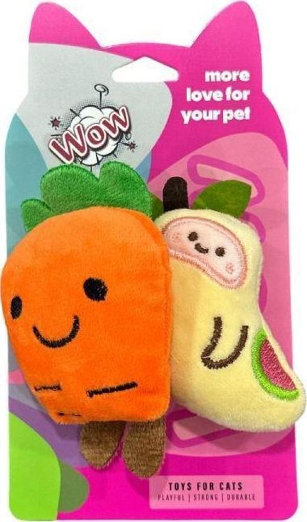 Wow Kedi Oyuncak İkili Meyveler - Image 1