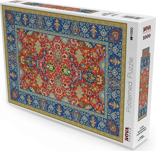 Nova Puzzle 1000 Parça Renkli Halı Deseni Puzzle - Image 1
