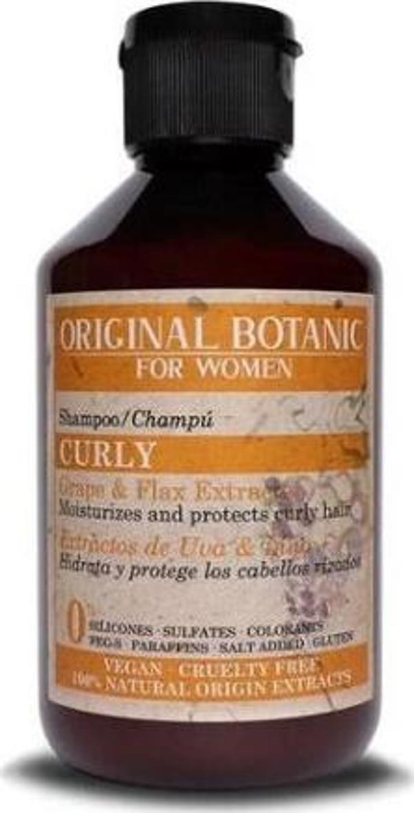 Original Botanic Kıvırcık Saçlara Özel Vegan Şampuan Kadın 250 ml - Image 1