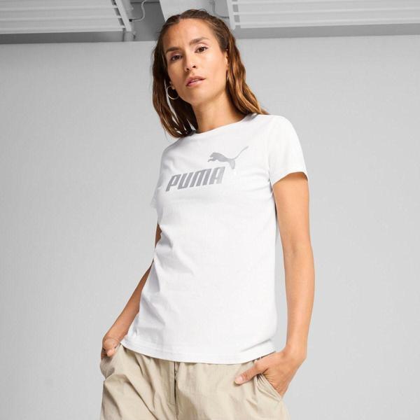 Puma Kadın Essentials Beyaz T-Shirt - 63153602 - Image 1