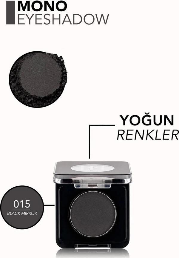 Flormar Mono Tekli Far 015 Black Mirror Yeni - Image 1