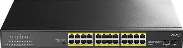 Cudy GS1028PS2 2 Port SFP, VLAN, CCTV, 24 Port Gigabit 300W PoE+ Metal Switch - Image 1