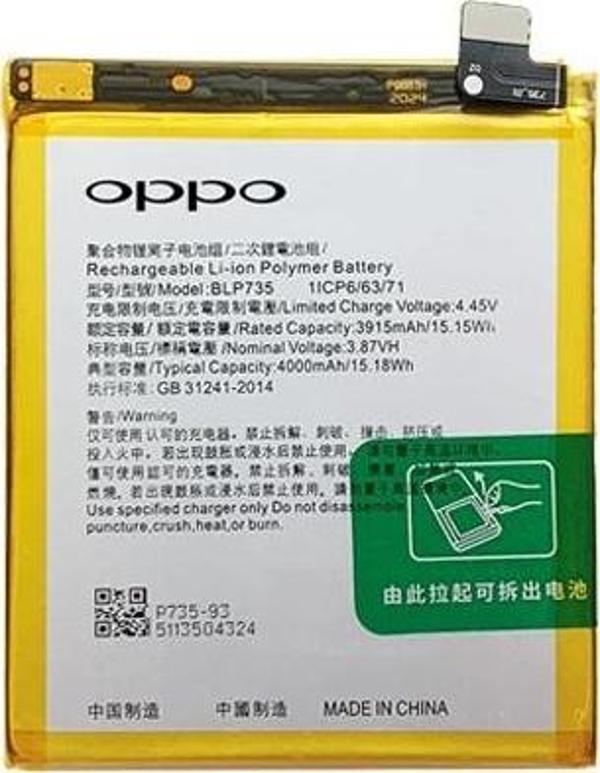 Oppo Reno 2 - BLP735 Uyumlu Batarya Pil Sıfır Orijinal - Image 1