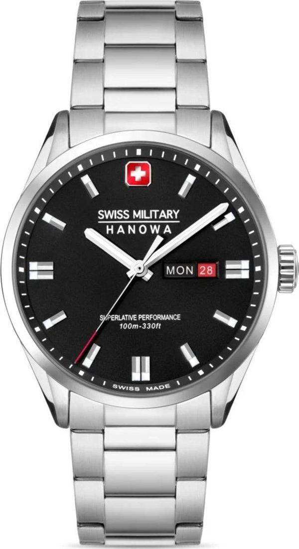 Swiss Military Çelik Kasa & Kordon Kararma Renk Atma Yapmaz Erkek Kol Saati SMWGH0001601 - Image 1