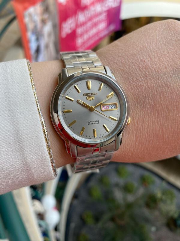 Seiko 5 SNKK67K1 Otomatik Çelik Gri 39 mm Erkek Kol Saati - Image 1
