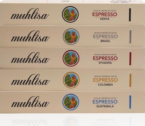 Muhlisa Espresso 5 Çeşit Kapsül Kahve Seti (50 KAPSÜL) - Image 1