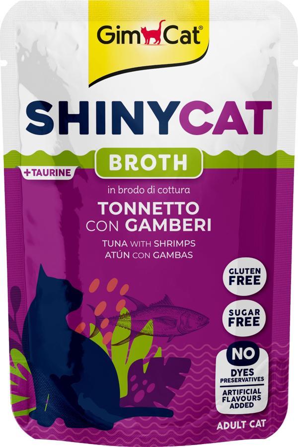 Gimcat Shinycat Pouch Tuna with Shrimps 70 gr - Ton Balıklı Karides - Image 1