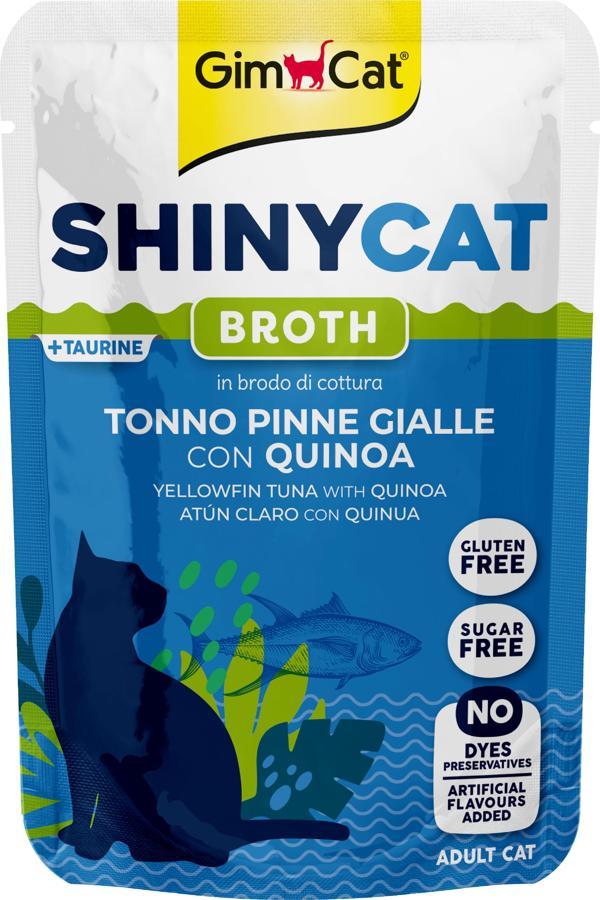 Gimcat Shinycat Pouch Yellowfin Tuna And Quinoa 70 gr – Sarı yüzgeçli Ton Balığı ve Kinoa - Image 1