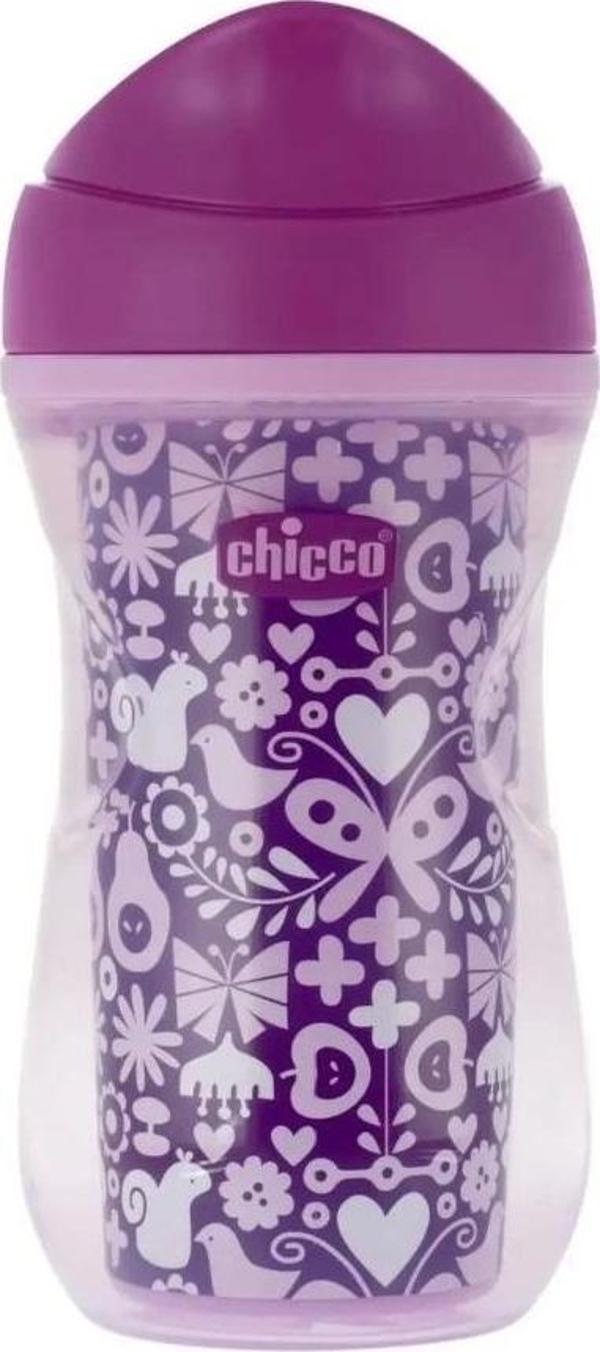 Chicco Isı Yalıtımlı Active Bardak 14 Ay+ 266 ml - Purple - Image 1