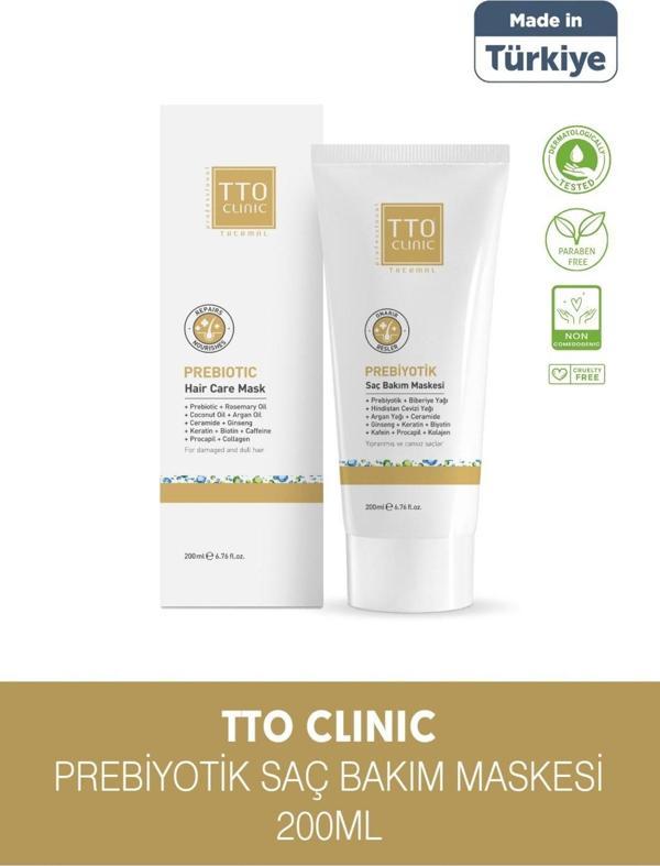 TTO Clinic Prebiyotik Dökülme Önleyici Saç Bakım Maskesi - Image 1