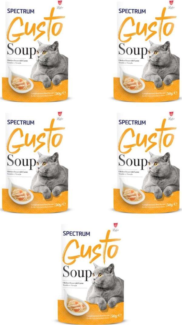 Gusto Tavuklu ve Havuçlu Kedi Çorbası 50gr - 5 Adet - Image 1