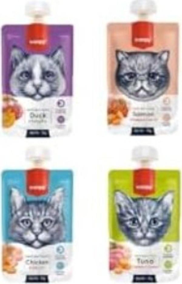 4 Çeşit Kedi Et Ezmesi (90GR X 4 ADET) - Image 1