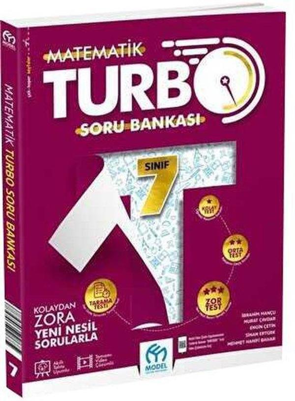 7. Sınıf Turbo Matematik Soru Bankası - Model Eğitim Yayınları - Image 1