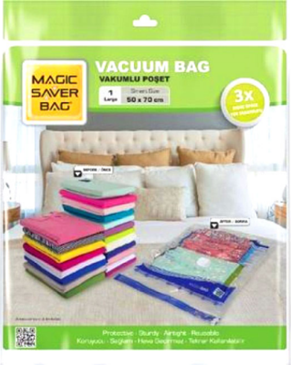 50X70 LARGE VAKUMLU POŞET HURÇ BAG-Findit - Image 1