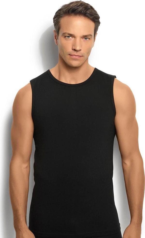 Jiber 114 Erkek Pamuklu Sıfır Yaka Atlet 1 Adet  - Image 1