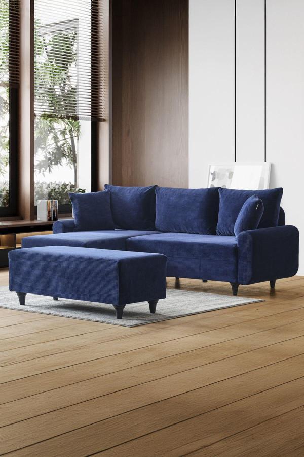 Kagu Corner Flavia Köşe Takımı Puflu - Image 1