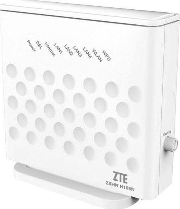 Zte ZXHN H108N 4 Port 300 Mbps Adsl2+ Kablosuz Wifi Modem - Image 1