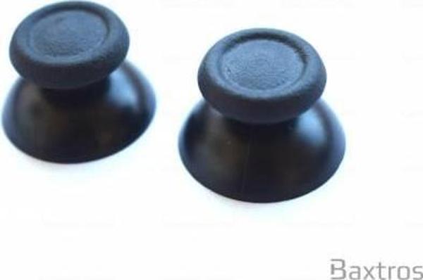 4 ÇİFT PLAYSTATION 4 PS4 ANALOG TOPUZ V1 SİYAH - KOL TAMİRİ YEDEK PARÇA 8 ADET TOPUZ - Image 1