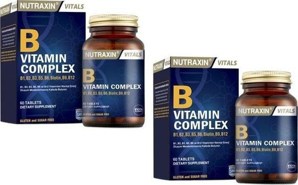 Nutraxin B Vitamin Complex 60 Tablet - Image 1