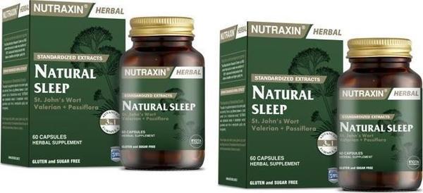 Nutraxin Natural Sleep 60 Kapsül x 2 adet - Image 1