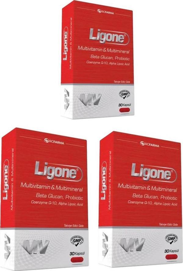Ligone Multivitamin 30 Kapsül x 3 Adet - Image 1