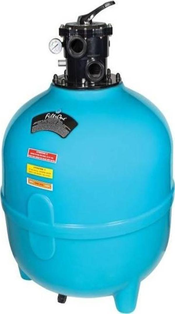 Gemaş FILTRONE Plastik Havuz Kum Filtresi Üstten Çok Yollu Vanalı 615 mm 15 m3/h -ToptancıyızBiz - Image 1