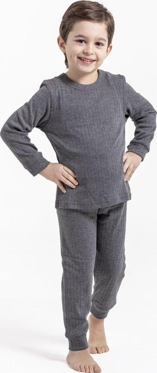 Oil Company Antrasit Termal Çocuk İçlik Takım Unisex - Image 1
