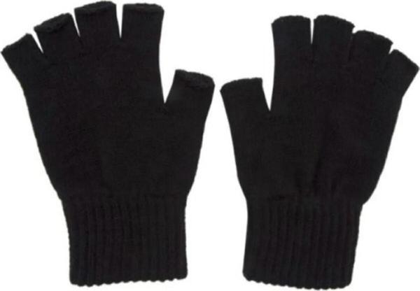 Oil Company Soft Kesik Parmak Siyah Eldiven Unisex - Image 1