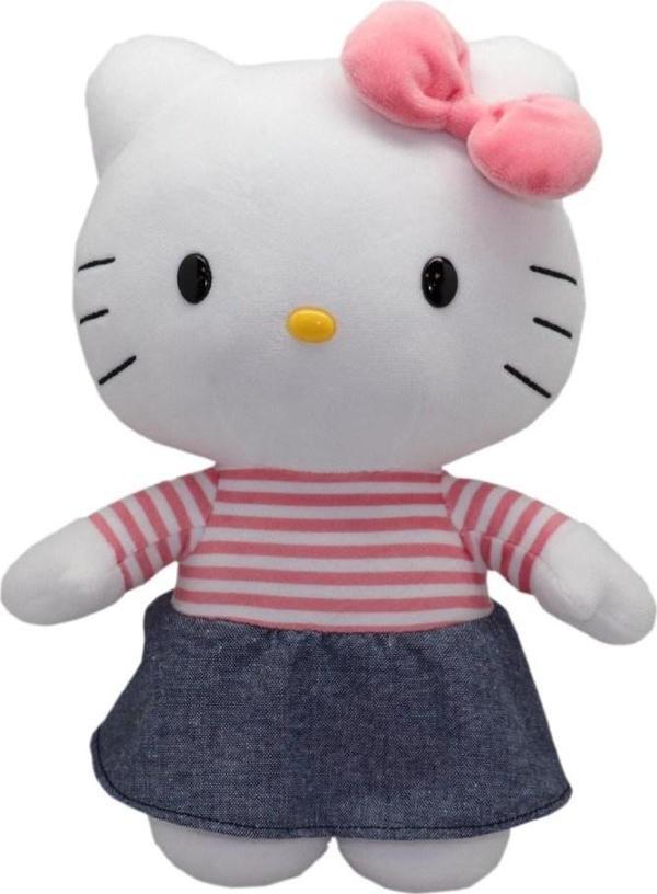 Hello Kitty Pelüş 30 Cm Pink Strip Top - Image 1
