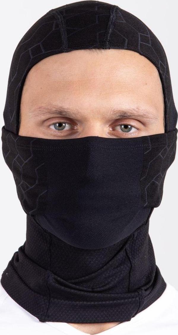 Oil Company Siyah Balaklava Termal Kar Maskesi Unisex - Image 1