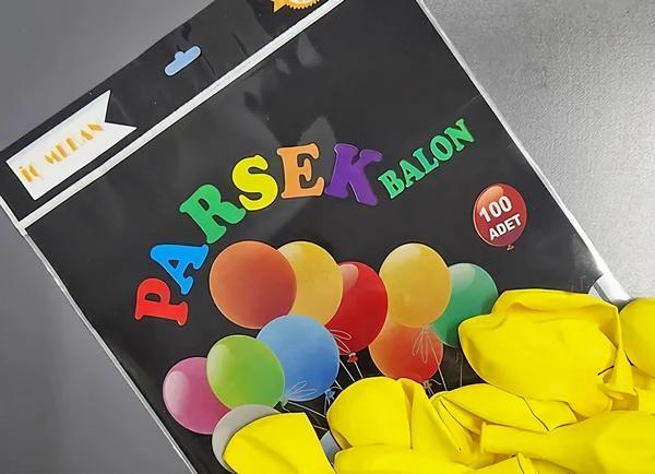 Balon 100 Lü Renk Sarı - Image 1