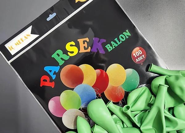 Balon 100 Lü Renk Yeşil - Image 1